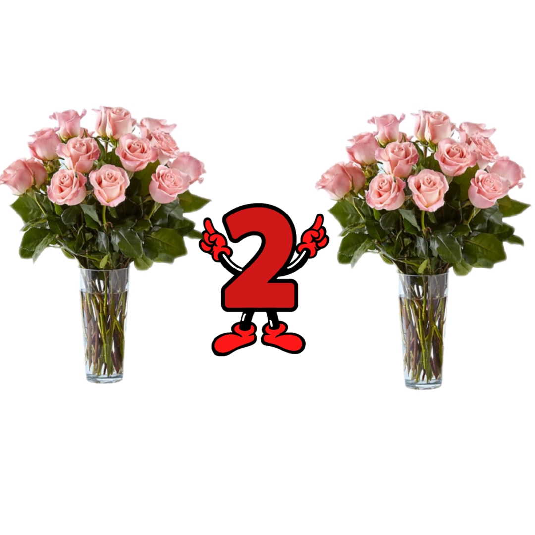 Rosas Rosadas 2x1